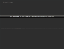 Tablet Screenshot of bar45.com